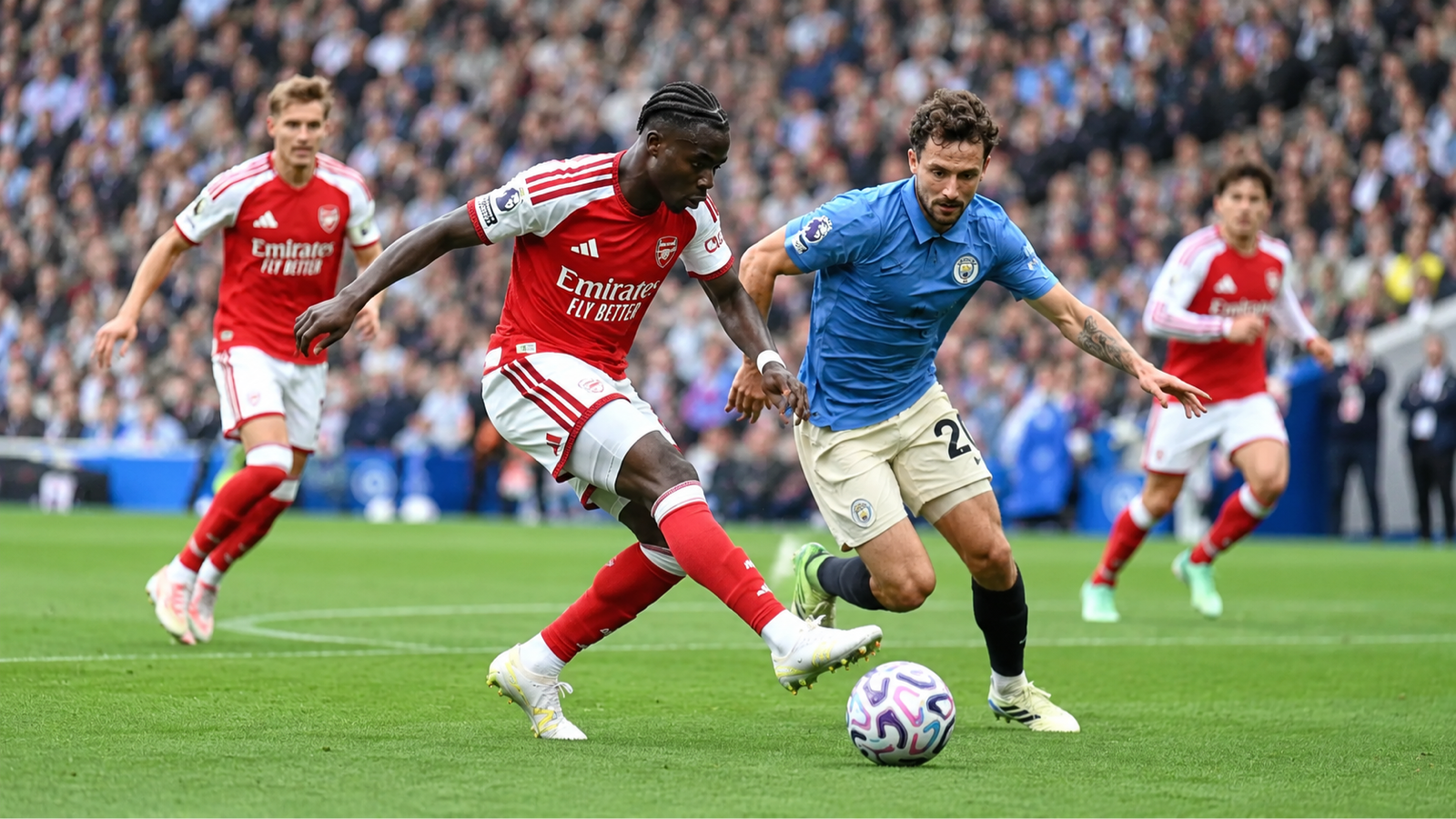Arsenal in Premier League action before their unbeaten start was ended by Brighton.