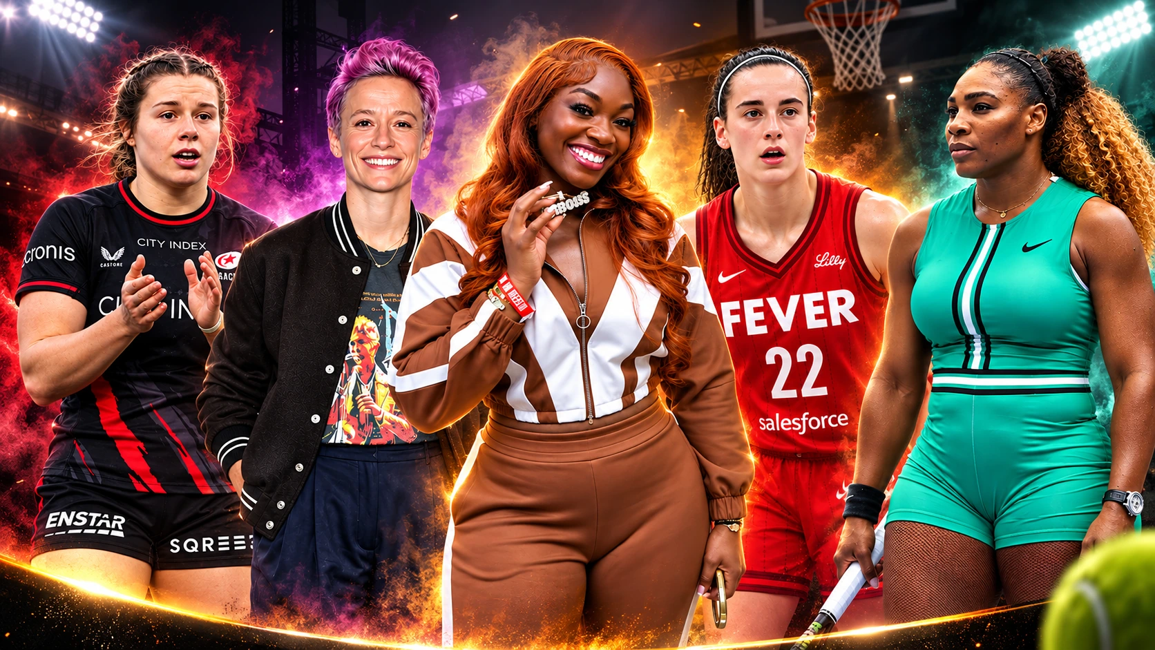 Serena Williams, Caitlin Clark, Megan Rapinoe, Clarissa Shields and Sophie de Goede: elite names in sports. Should Novig go in this direction?