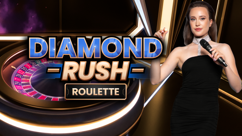 Diamond Rush Roulette game artwork
