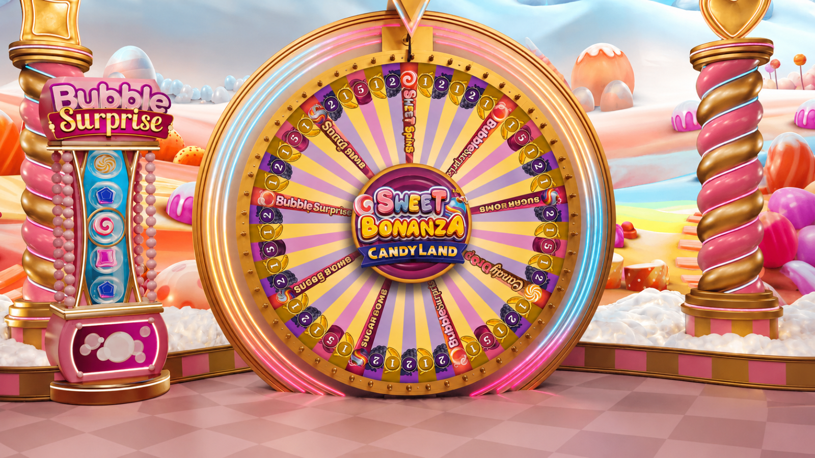 Sweet Bonanza Candyland game artwork