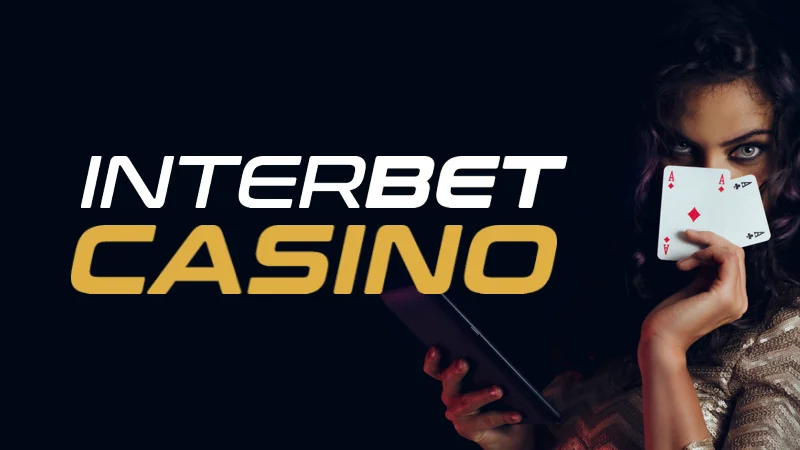 Interbet poster, promoting the company's logo and branding.