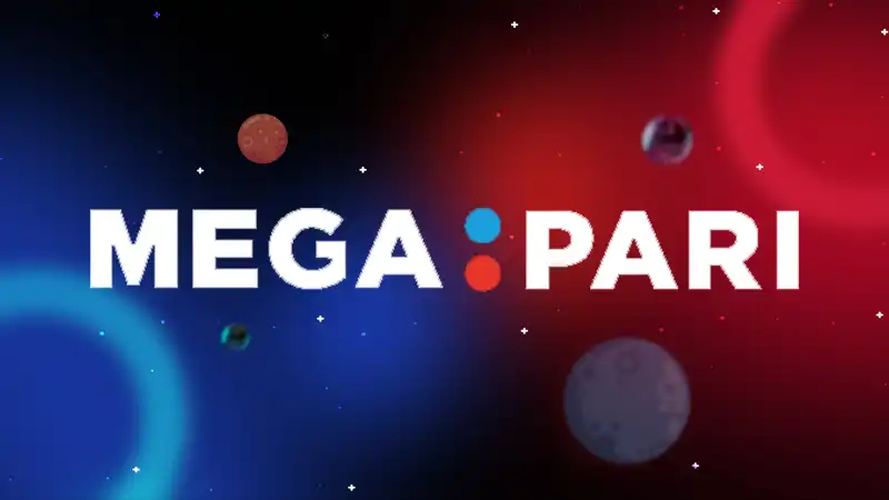 Promotional image for Megapari displaying their logo and branding