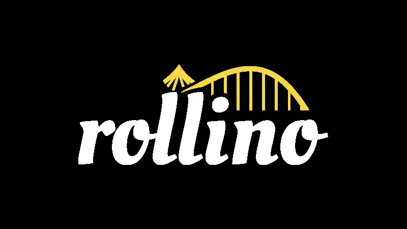 Promotional image for Rollino displaying their logo and branding