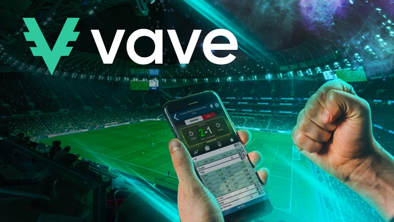 Promotional image for Vave displaying their logo and branding